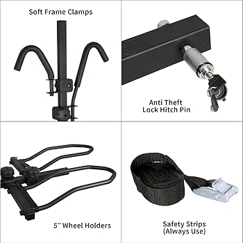 204⭐︎REVROS3012H CRAVOT CyberRack S2 Hitch Bike Rack, 2'' Receiver, 300 LBS